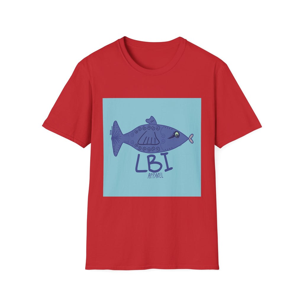 LBI Apparel T-Shirt — Beachy Fish Graphic Tee (a)