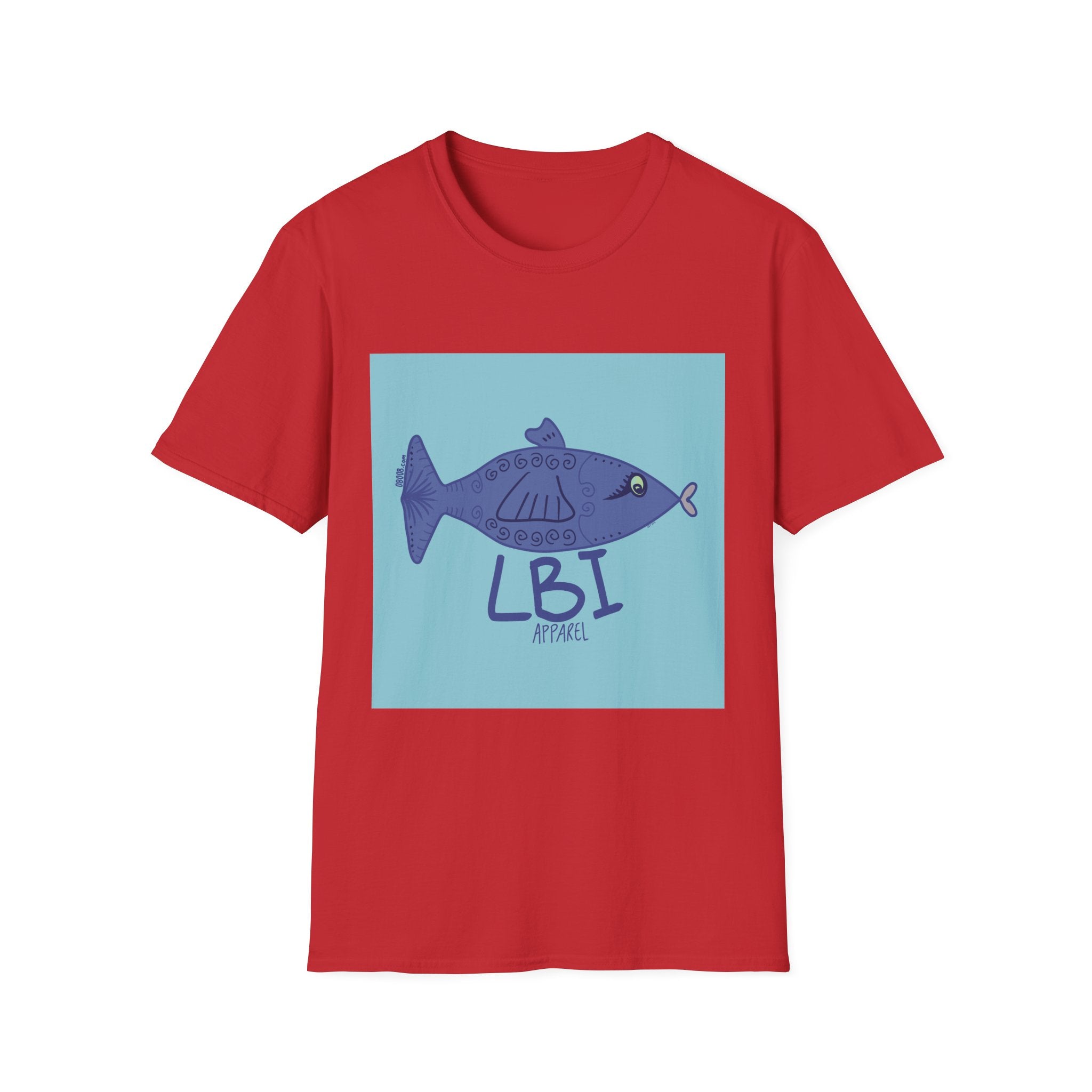 LBI Apparel T-Shirt — Beachy Fish Graphic Tee (a)