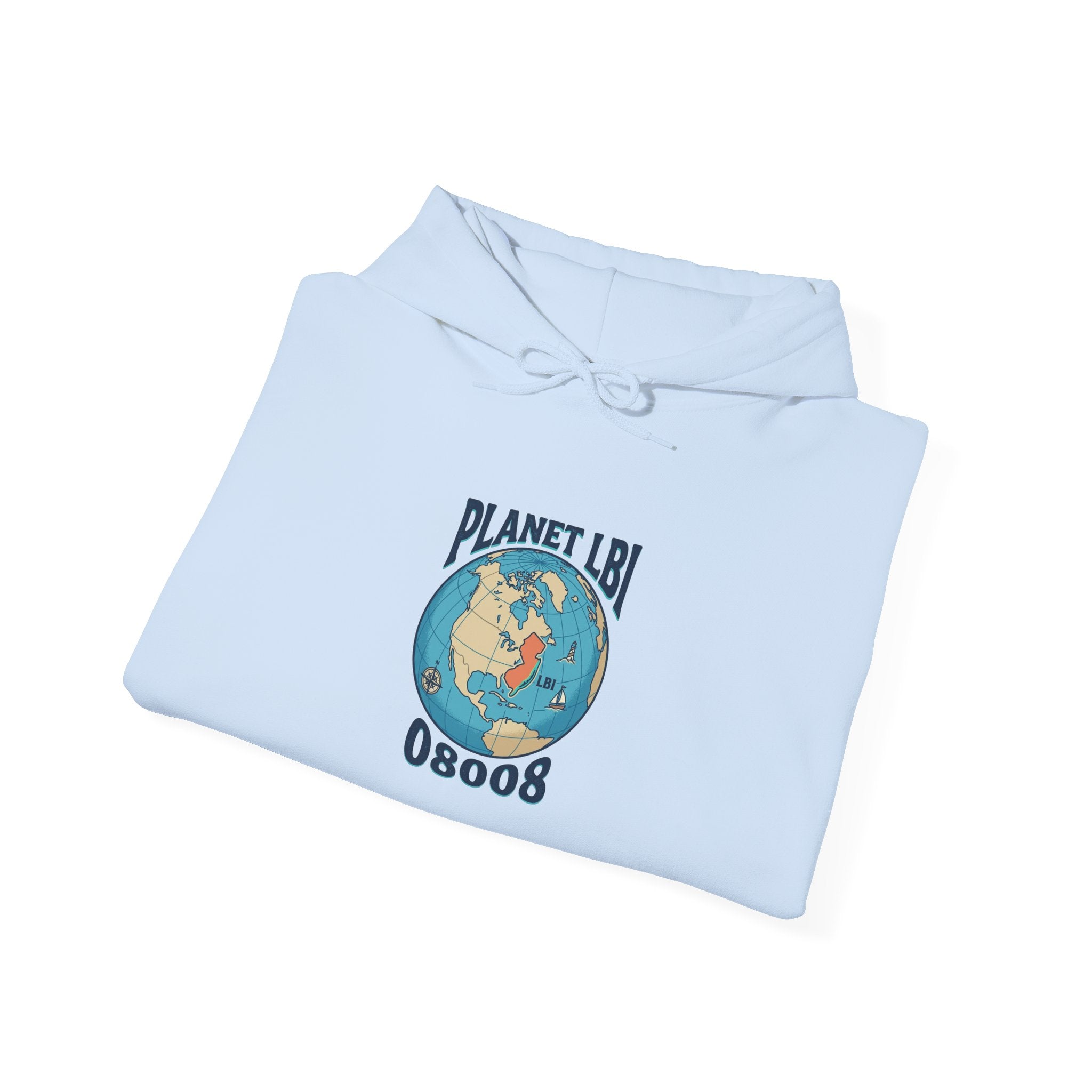 Planet LBI Hoodie with 08008 NJ