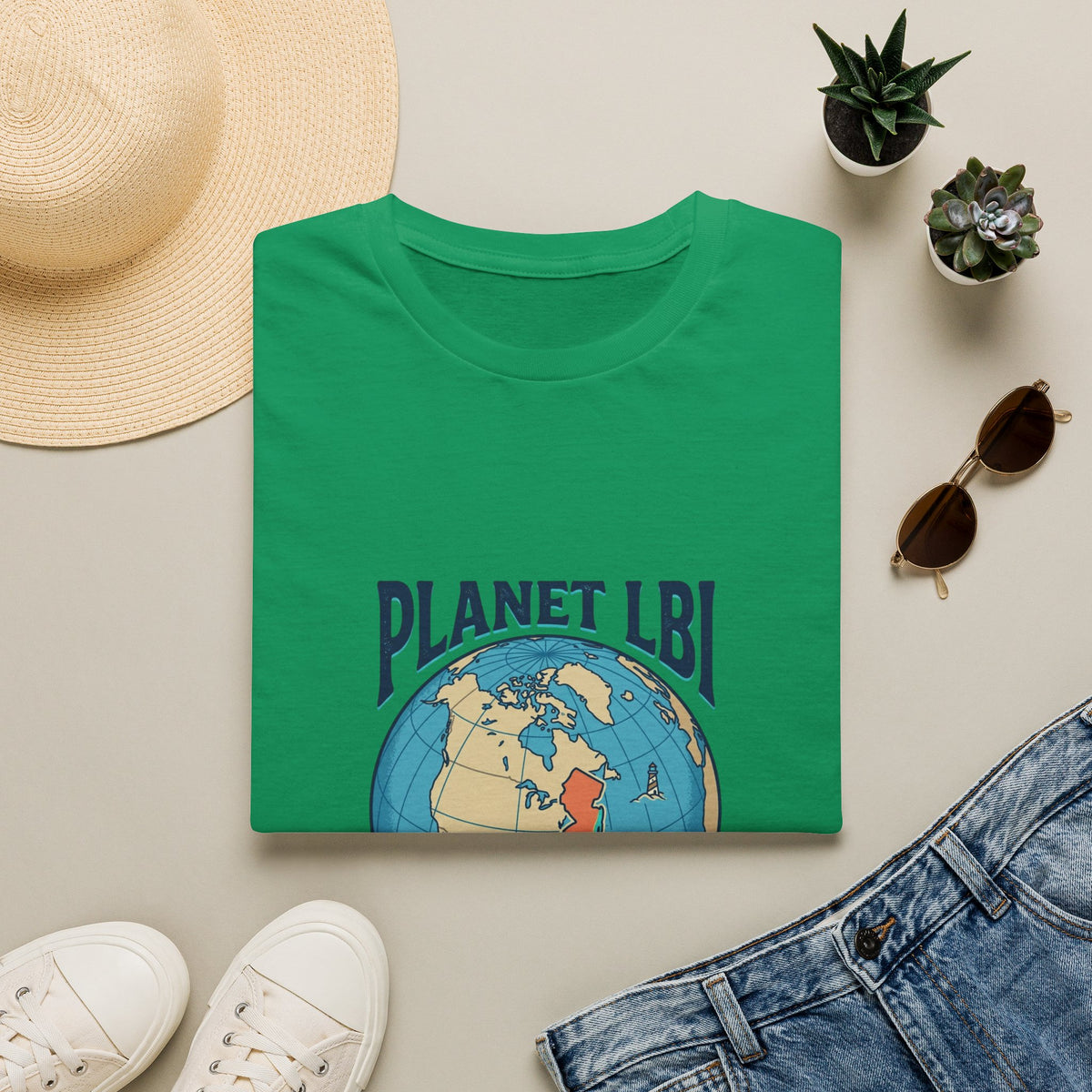 PLANET LBI 08008 NJ Trademarked T‑Shirt