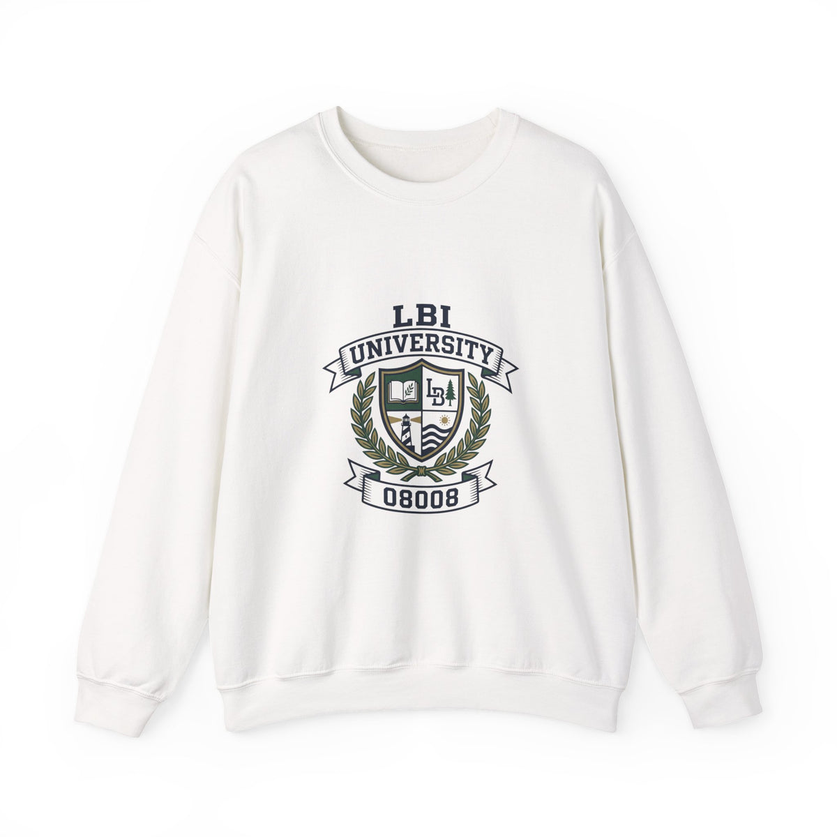 Trademarked: LBI UNIVERSITY Crewneck Sweatshirt