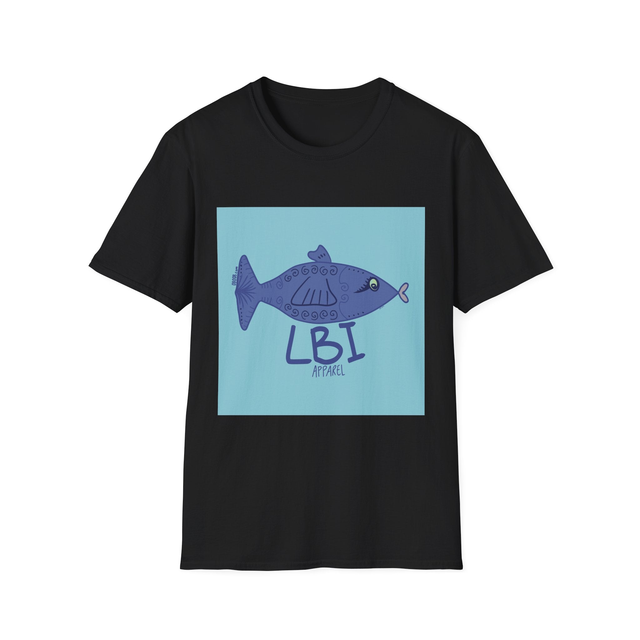 LBI Apparel T-Shirt — Beachy Fish Graphic Tee (a)