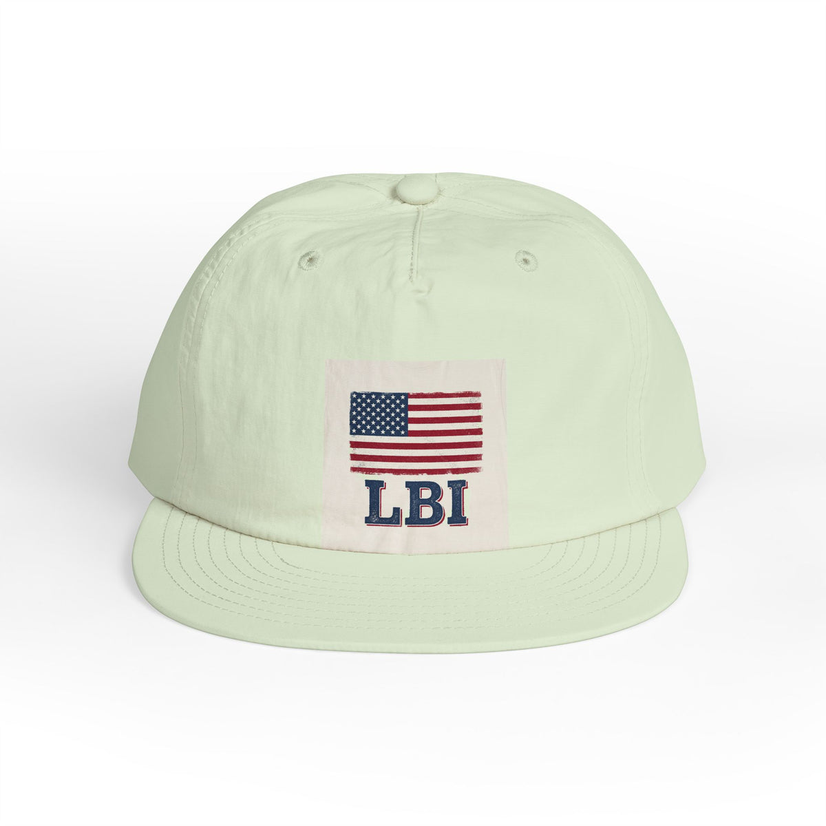 AMERICAN FLAG LBI  Embroidered Globe Baseball Hat