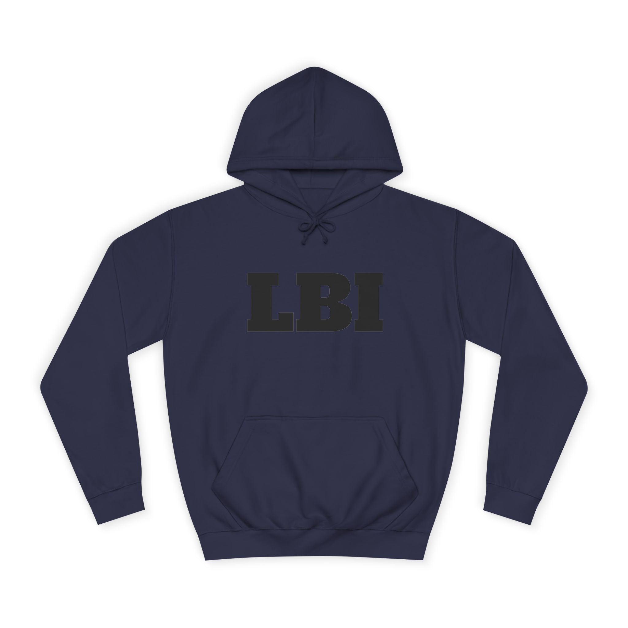 LBI College Hoodie — Classic Campus Lettering Pullover