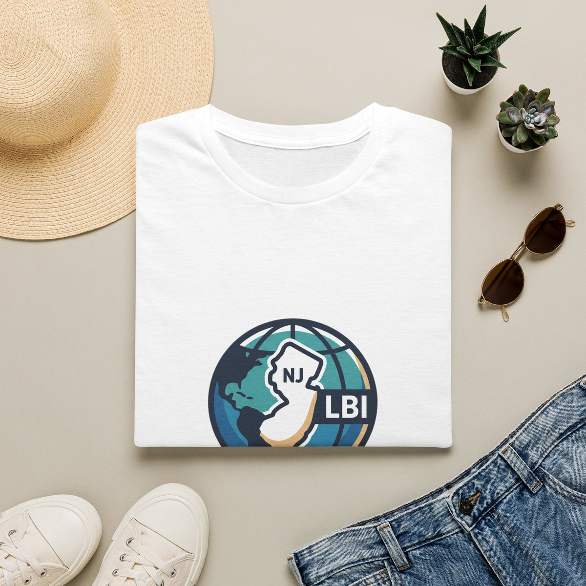 Planet LBI 08008 Graphic T‑Shirt —  Eco Vibe Tee