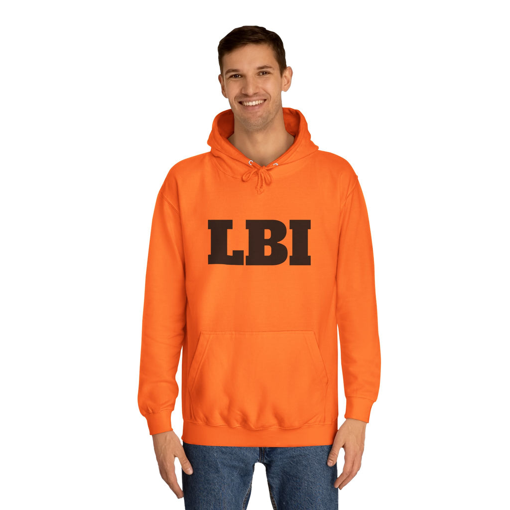 LBI College Hoodie — Classic Campus Lettering Pullover