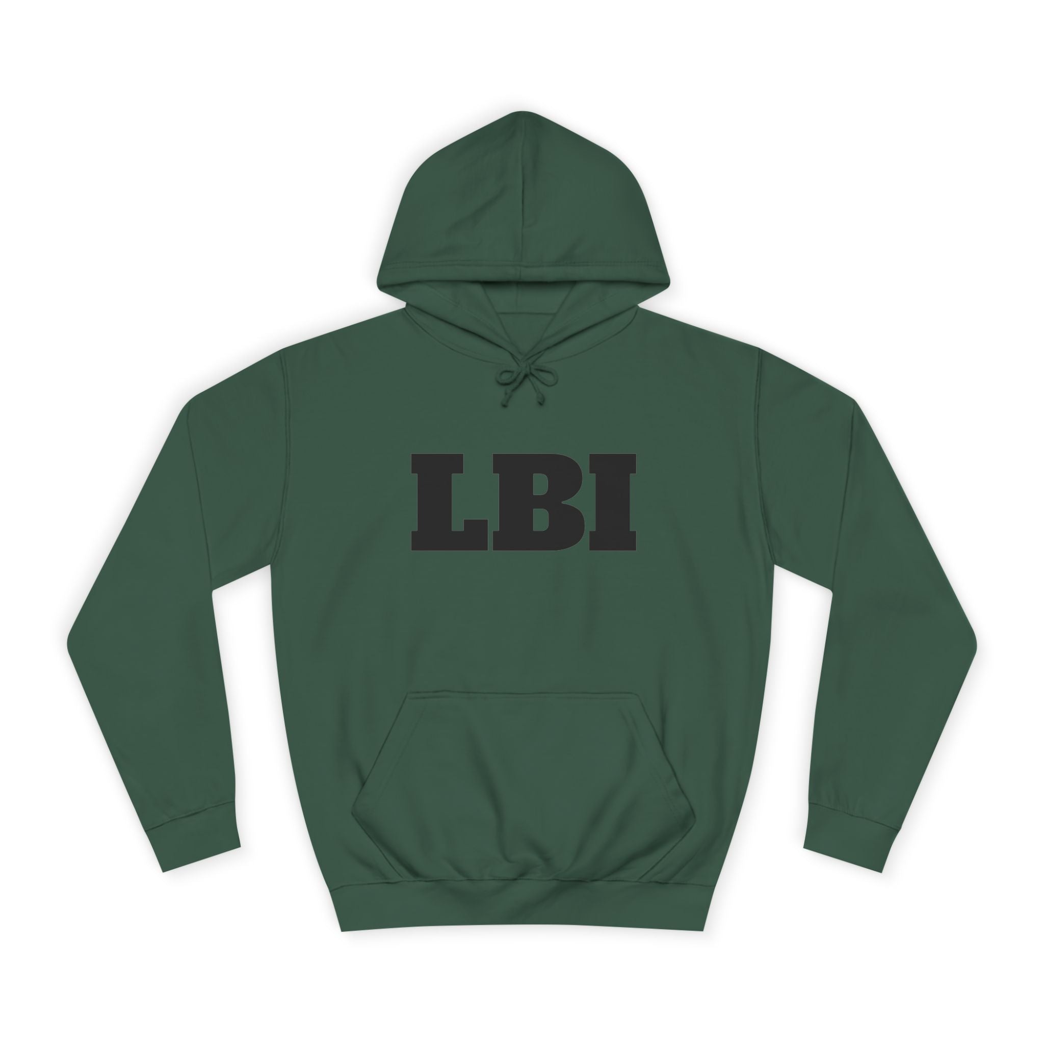 LBI College Hoodie — Classic Campus Lettering Pullover