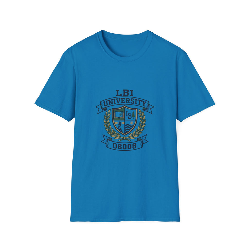 LBI UNIVERSITY 08008 T‑Shirt Trademarked