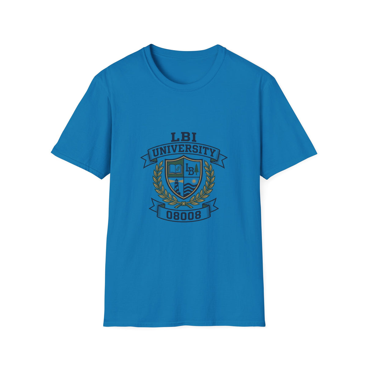 LBI UNIVERSITY 08008 T‑Shirt Trademarked