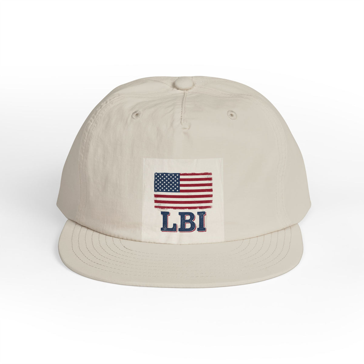 AMERICAN FLAG LBI  Embroidered Globe Baseball Hat