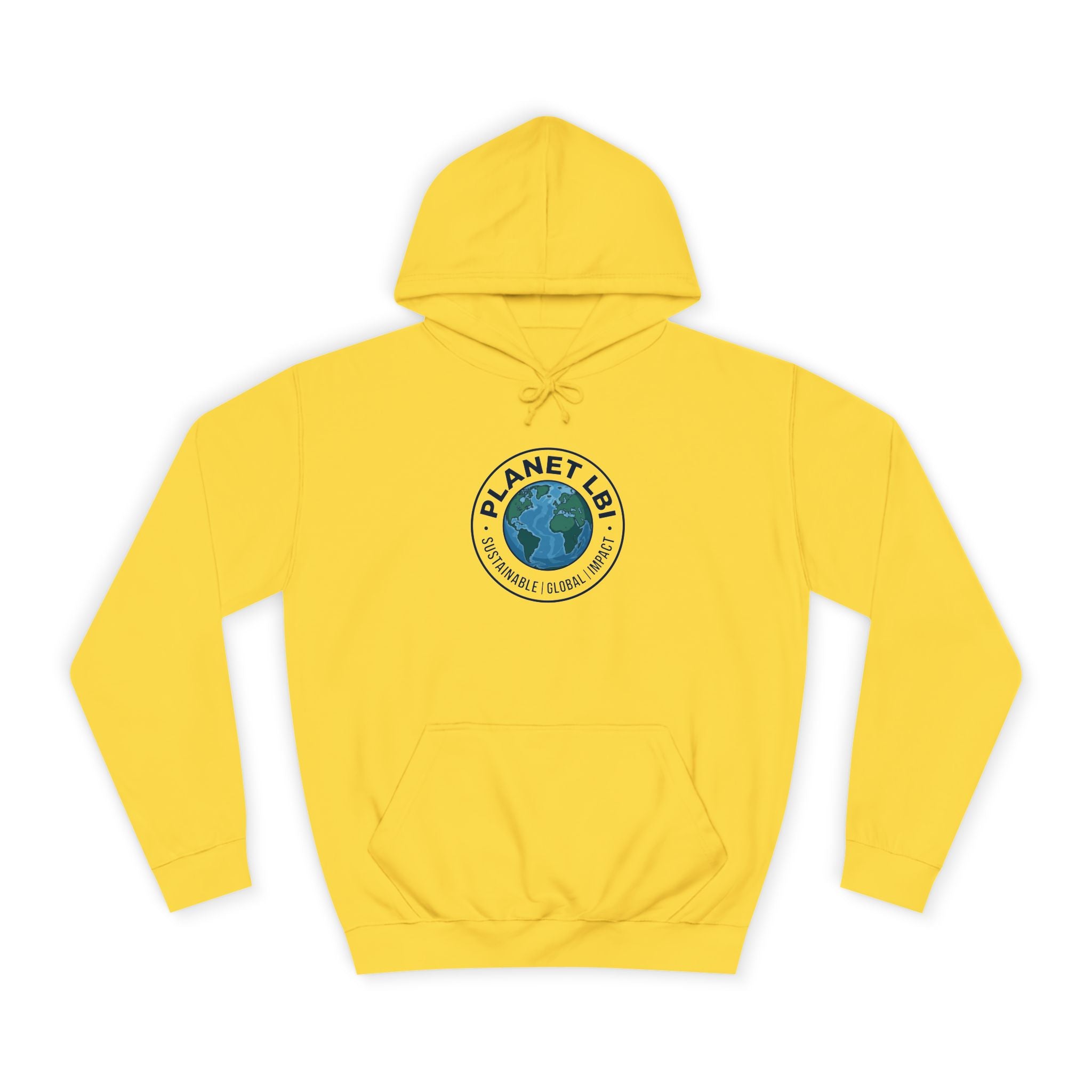 Planet LBI Hoodie — Earth Graphic Eco-Friendly Sweatshirt