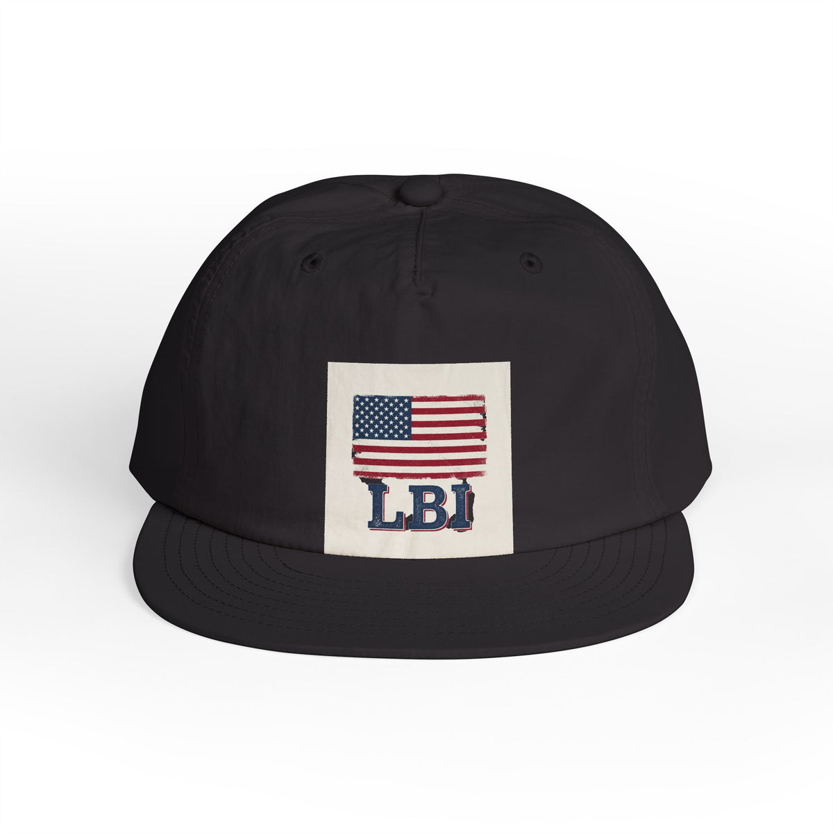AMERICAN FLAG LBI  Embroidered Globe Baseball Hat