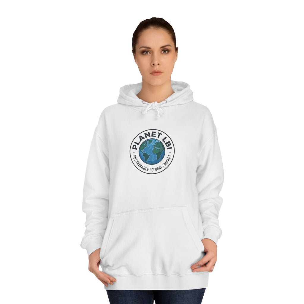 Planet LBI Hoodie — Earth Graphic Eco-Friendly Sweatshirt