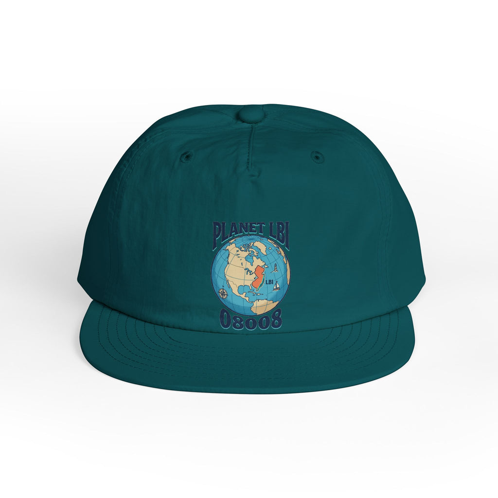 Planet LBI 08008 NJ Embroidered Globe Baseball Hat