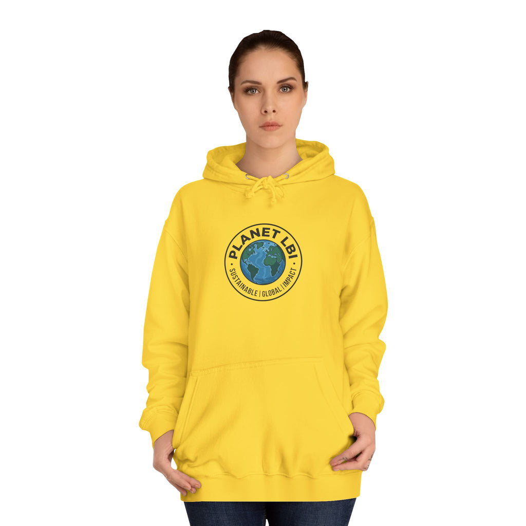 Planet LBI Hoodie — Earth Graphic Eco-Friendly Sweatshirt