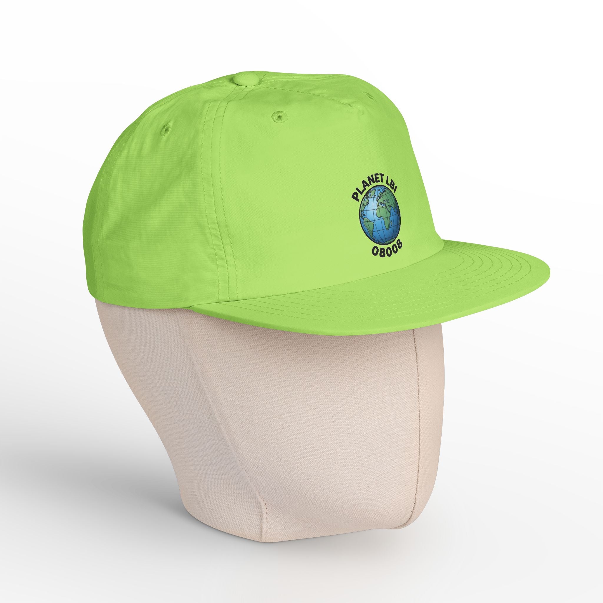 Surf Cap — 'Planet LBI ' Embroidered Globe Baseball Hat