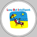LAZY BUT INTELLIGENT Car Magnet — LBI