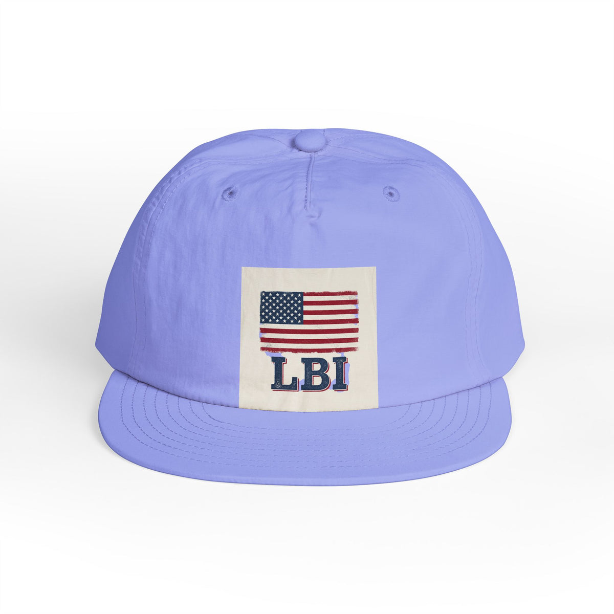 AMERICAN FLAG LBI  Embroidered Globe Baseball Hat