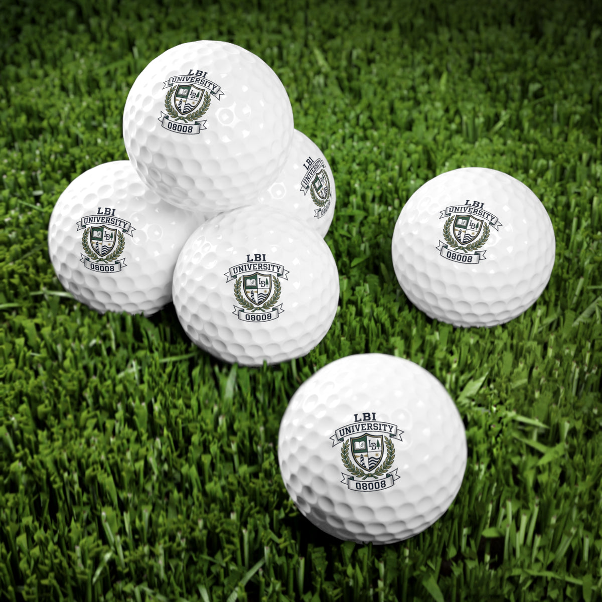 LBI University Golf Balls, 6pcs
