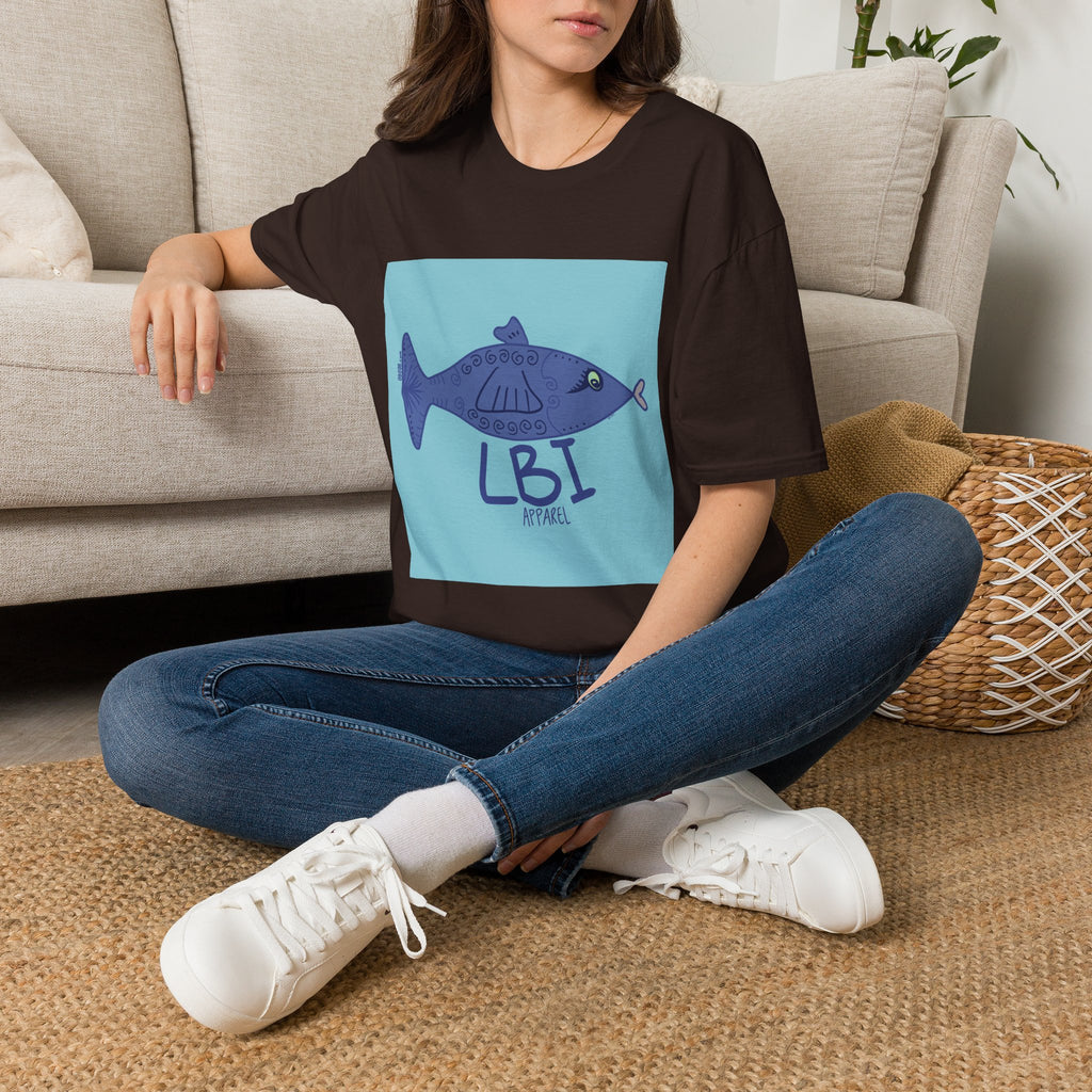 LBI Apparel T-Shirt — Beachy Fish Graphic Tee (a)